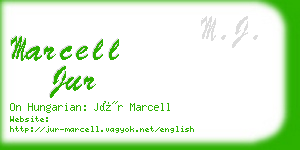 marcell jur business card